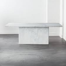 Shop Verona Marble Dining Table Stone Cold Beauty A Slab Of Thick White Marble Tops A Rectangular Whit Dining Table Marble Marble Dining Stone Dining Table