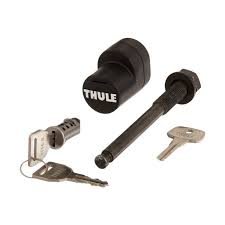 Des sangles supplémentaires sont fournies pour maintenir fermement et sécuriser les vélos sur… Cadenas Pour Barre D Attelage Thule Snug Tite