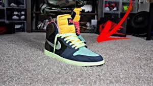 The suede upper features different colors like teal, laser orange, brown, black, and a silver swoosh! Air Jordan 1 Bio Hack The Best On Feet On Youtube Fact Youtube