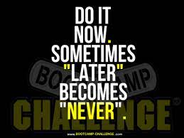 Going To Start Now Bootcamp Motivation Retail Logos
