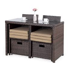 We did not find results for: Mix Brown Cloud Mountain Outdoor 5 Piece Rattan Wicker Bar Set Garden Dining Set Dining Table