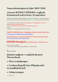 Weiter unten finden sie verschiedene muster für das bewerbungsschreiben, welche sie kostenlos für die bewerbung verwenden können. Doc Leseproben Deutsch Englisch Uebersetzung Ebook Woerterbuch Neuerscheinung 2019 Markus Wagner Academia Edu