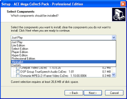 It contains everything you need. Ace Mega Codec Pack Download