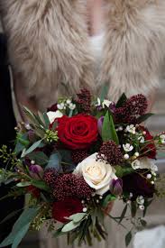 Best winter wedding decorations ever | temple square. Winter Bridal Bouquet At Farnham Castle Bouquet Made Of Grand Prix Black Baccara And Winter Bridal Bouquets Christmas Bridal Bouquets Purple Wedding Flowers