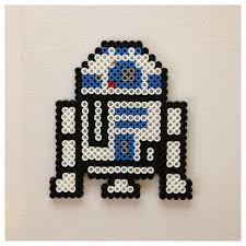 Star Wars R2d2 Perler Pixel Art Magnet Wall Art 5 00 Via Etsy Perler Beads Designs