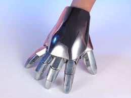 The original ironman triathlon in hawaii was made up of the thr. Iron Man Glove Metal Mark 2 Wearable Gauntlet Armor With Led Etsy