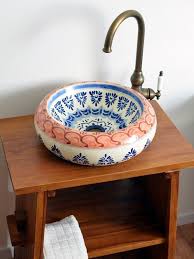 Get it as soon as tue, may 18. Lindo Mexican Handpainted Round Washbasin Vessel Sink Etsy Talavera Sink Luxury Bathroom Vanity Vessel Sink Vanity