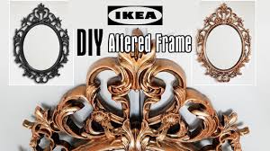 Slide the mirror and cardboard backing back into frame. Diy Altered Ikea Mirror Frame Tutorial Creating Vintage Antique Look Using Acrylic Paint Youtube