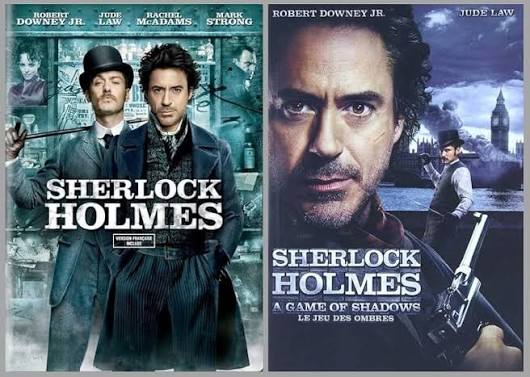 Amazon.com: Sherlock Holmes Collection: Sherlock Holmes / Sherlock Holmes:  A Game of Shadows Starring Robert Downey Jr. & Jude Law [DVD-2 Pack] :  Movies & TV