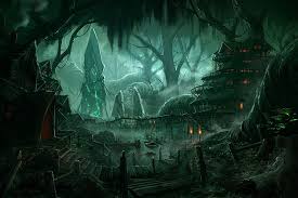 Fantasy Forest Night Village Hd Wallpaper Wallpaperbetter 1024 x 1064 jpeg 923 кб. fantasy forest night village hd