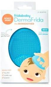 Brush off dry skin, cradle cap and eczema: Fridababy Fridababy Dermafrida The Skinsoother Silicone Bath Brush Bath Brushes Fridababy Cradle Cap