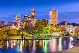 It lies on the white river at its confluence with fall creek, near the centre of the state. The Health Foundation Of Greater Indianapolis Thfgi