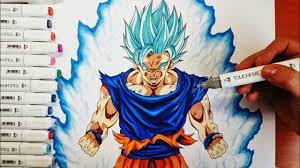 Disegni a matita tumblr difficili disegni hipster bellissimi. Disegno Goku Ssj Blue Dragonball Super Drawing Goku Youtube