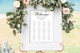 Wedding seating chart template sample. 3 Wedding Seating Chart Templates Creative Photoshop Templates Creative Market