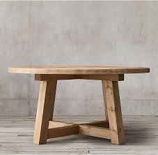Salvaged Wood Beam Round Dining Table Rustic Round Dining Table Round Dining Table Dining Table