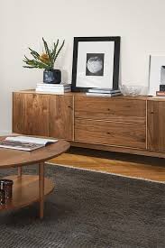 Primavera, yukas, thick walnut veneer, iron; Hudson Media Cabinets With Wood Base Modern Media Cabinets Modern Living Room Furniture Room Board In 2021 Modern Furniture Living Room Living Room Inspiration Media Room Decor