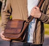 Bolsas de ombro personalizadas para homens, bolsa de couro masculina, bolsa  mensageiro masculina, bolsa de couro crossbody, bolsa de viagem de couro,  ...