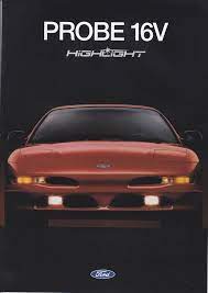 Ford Probe 16v Highlight 4 Pages Dutch 8 95 Pn579523 Ford Probe Probe Ford