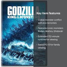 SDS, DVD, Godzilla King of the Monsters, PG-13, City-trampling sequel -  Walmart.com