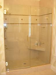 23.25'' h x 60'' w x 30'' d. An Over Sized Shower Stall With A Corner Seat And Marble And Glass Tile Is A Luxury In This Master Bath Shower Stall Bathroom Tile Designs Bathroom Makeover