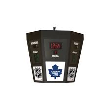 Had this thing for wayyyy too long, thinking it would be great to hang above my bar in my home theatre room. Iax Toronto Maple Leafs Octagon Scoreboard Lamp On Popscreen