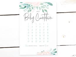 37 lösungen vorlage für 2019. Baby Countdown Zum Selber Ausdrucken Bonbon Villa
