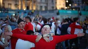 It is also the most populous of the four with almost 52 million inhabitants (roughly 84% of the total population of the uk). Ukraine V England Pictures Fans Jubilant As Three Lions Soar In Rome Bbc News