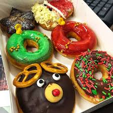 Krispy kreme has specialized in the production of donuts. Krispy Kreme S Christmas Donuts Sunstar