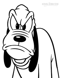Printable sleepy baby pluto coloring page. Pluto Face Coloring Pages Monaicyn Kitchen Ideas