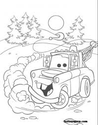 Tow mater coloring pages free. Tow Mater Car 2 Movies Coloring Page Print Out Free Kids Coloring Pages Printable