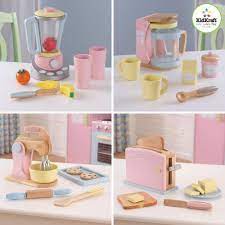Your kids will love getting creative in their very own kitchen by reenacting. Kidkraft 4 Pack Accessories Kidkraft Http Www Amazon Com Dp B009ni4doo Ref Cm Sw R Pi Dp Ekfzsb13m Kidkraft Kitchen Wooden Play Food Play Kitchen Accessories