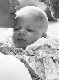 Royal Baby Archie Happy Baby With Tufts Of Reddish Hair Royal Babies Archie Prince Harry