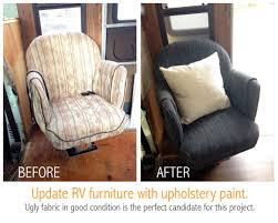 Rv Remodel 2 Upholstery Paint Rv Remodel Rv Furniture Motorhome Remodel