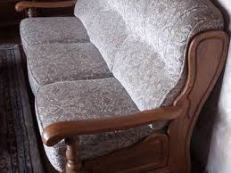 Das sofa hat eine sitzhöhe wie ein stuhl und ist daher sehr bequem. Gebrauchte Mobel Rustikale 3er Sofa Eiche Massiv Kaufen Landwirt Com