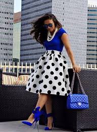 Black And White Polka Dot Skirt Outfit Ideas Midi Skater Skirt Black And White Polka Dots Fashion Outfits Cute Outfits
