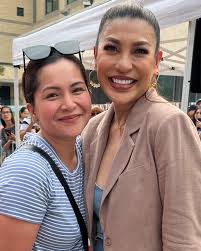 Watched and cheered for ms. @lanimisalucha at the #philfestsauga 🥰 twas so  nice to see you again ♥️😘