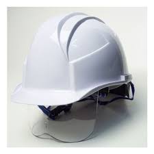 Safety Ratchet Hard Hat Helmet With Polycarbonate Clear Eye Shield Protection Bangshuttle Hard Hat Hard Hats Hats
