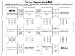 Count the number of os in the house at five o'clock. Electron Configuration Maze Worksheet For Review Or Assessment Tpt