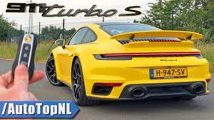 Porsche 911 992 carrera s vs aston martin vantage review pov on autobahn by autotopnl. 2021 Porsche 911 992 Turbo S 340km H Review On Autobahn No Speed Limit By Autotopnl Youtube