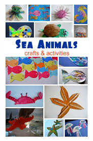 Sea Animal Crafts Activities No Time For Flash Cards Crafts Craft Activities For Kids Crafts For Kids