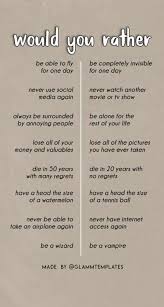 To Be Or Not To Be That Is The Question Funny Funny Things To Do When Bored Families 15 Best Ideas Things To Do At A Sleepover What To Do When Bored This Or That Questions