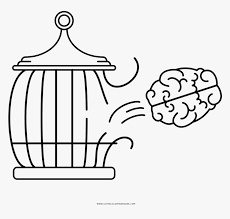 Feel free to print and color from the best 39+ brain coloring page at getcolorings.com. Free Brain Coloring Page Bird Cage Color Page Hd Png Download Kindpng