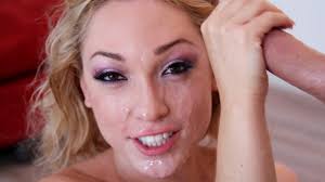 Lily Labeau sucks it hard until fully jizzed on face