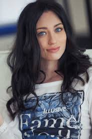 Beautiful woman with purple hair and black eyes. Wallpaper Zsanett Tormay Blue Eyes Women Portrait Display Black Hair 1066x1600 Mixmasterdesigns 1161448 Hd Wallpapers Wallhere