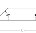 T-PS990 - Dove Prism, A = 5 mm, N-BK7, Uncoated