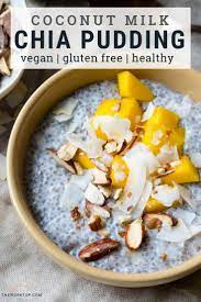Chia Seed Pudding With Coconut Milk Vegan Gf The Worktop Recipe Coconut Recipes Chia Pudding Breakfast Recipes