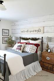 The Christmas Farmhouse Style Bedroom Farmhouse Bedroom Decor Farmhouse Style Bedrooms Home Decor