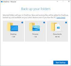 You can use it to easily upload files or folders. Back Up Your Documents Pictures And Desktop Folders With Onedrive Office Support