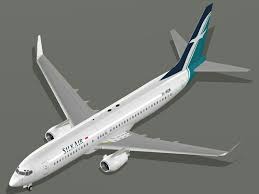 B737 800 Silkair 3d Model Boeing 737 3d Model Boeing