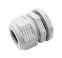 P2116GY - PG21 Thread Nylon Cable Gland, Gray, Range: 3/8" to 5/8", UL Listed, IP68, IP69K - 1 Piece